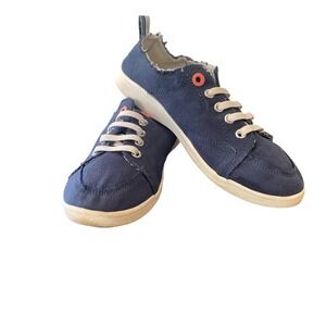 Vionic Women's Denim Slip-On Casual Sneakers Canvas Lace Up Comfort Shoes SZ 6.5